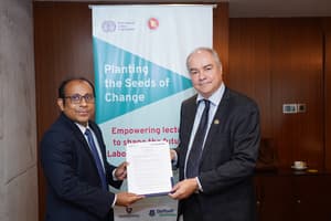 MoU Signing Ceremony: Eastern University and ILO United to Integrate ILS into Labour Law Curricula in Bangladesh