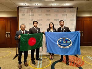 ওয়াশিংটন ডিসি’তে অনুষ্ঠিত জেসাপ মুটে’র আন্তর্জাতিক পর্বে ইস্টার্ন ইউনিভার্সিটি’র সাফল্য