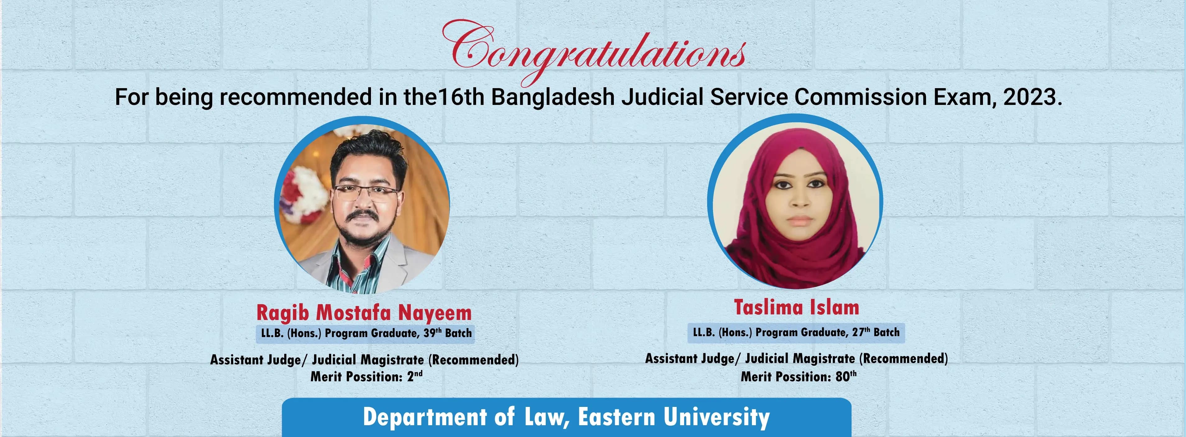 Slider of Judicial Service Commission Exam 202313