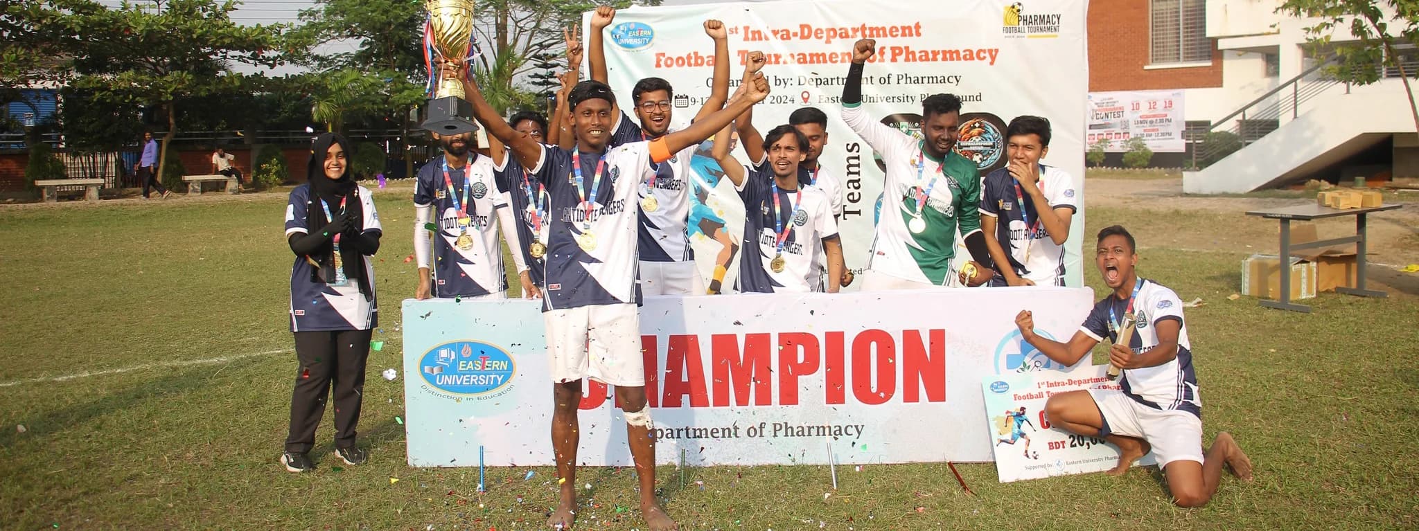 Slider of 1st Intra Departmental football tournament106