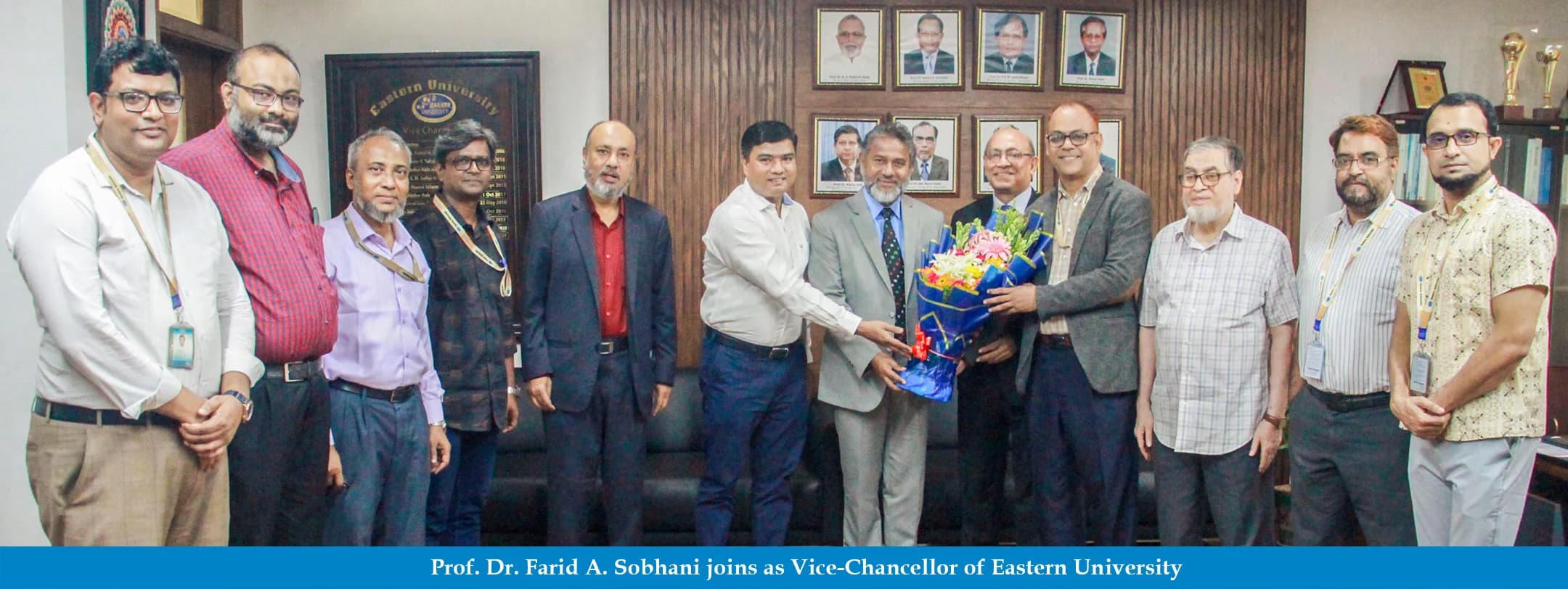 Slider of Prof. Dr. Farid A. Sobhani joins as Vice-Chancellor of Eastern University142