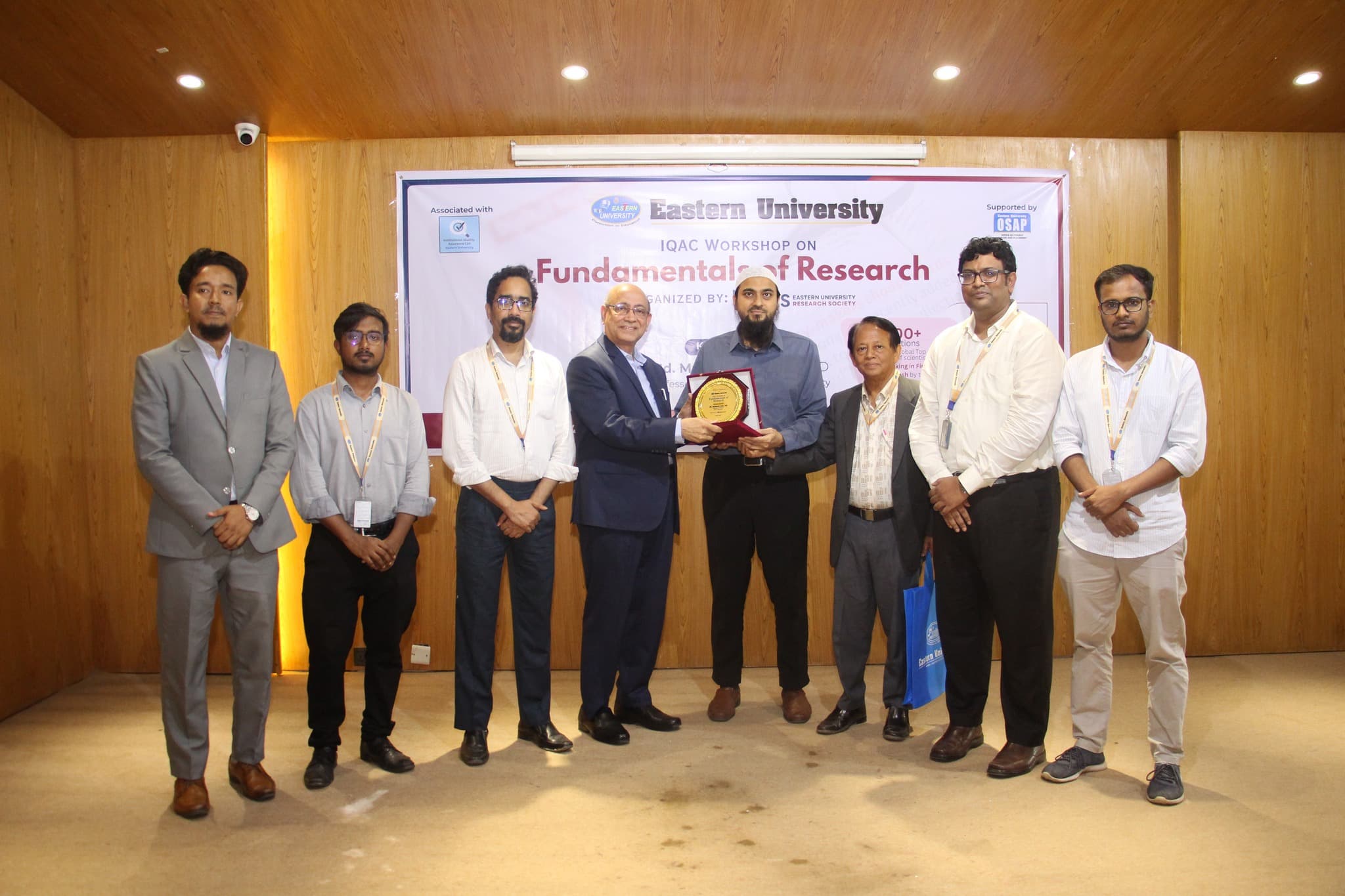 Eastern University Research Society Successfully Organizes Workshop on Fundamentals of Research