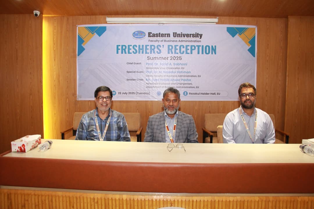 Freshers’ Reception: Faculty of Business Administration, Summer 2025