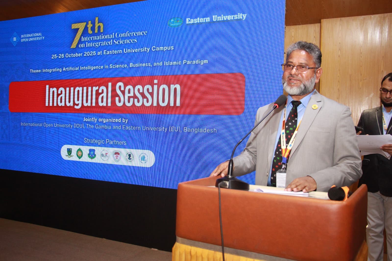7th International Conference on Integrated Sciences held today at Eastern University