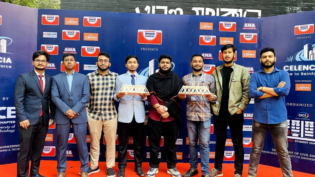 Eastern University Civil Engineering Students Compete at BUET-Hosted Celencia Season–01