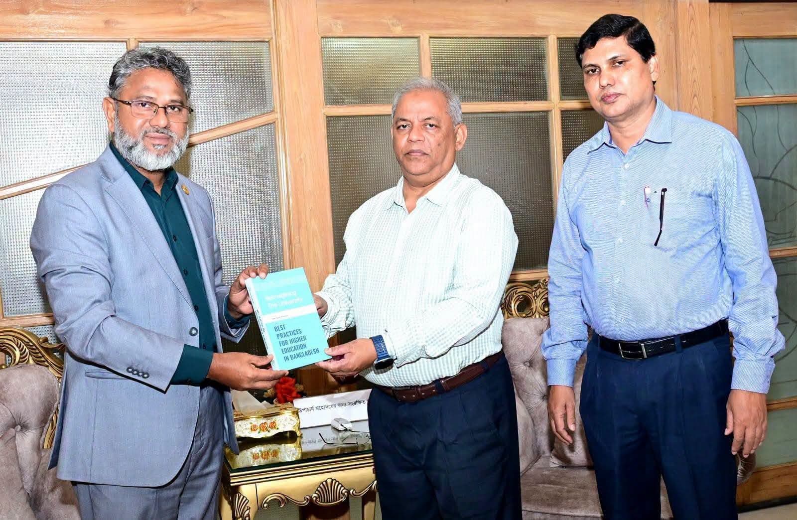 Meeting with the Hon'ble VC and Pro VC of Chittagong University