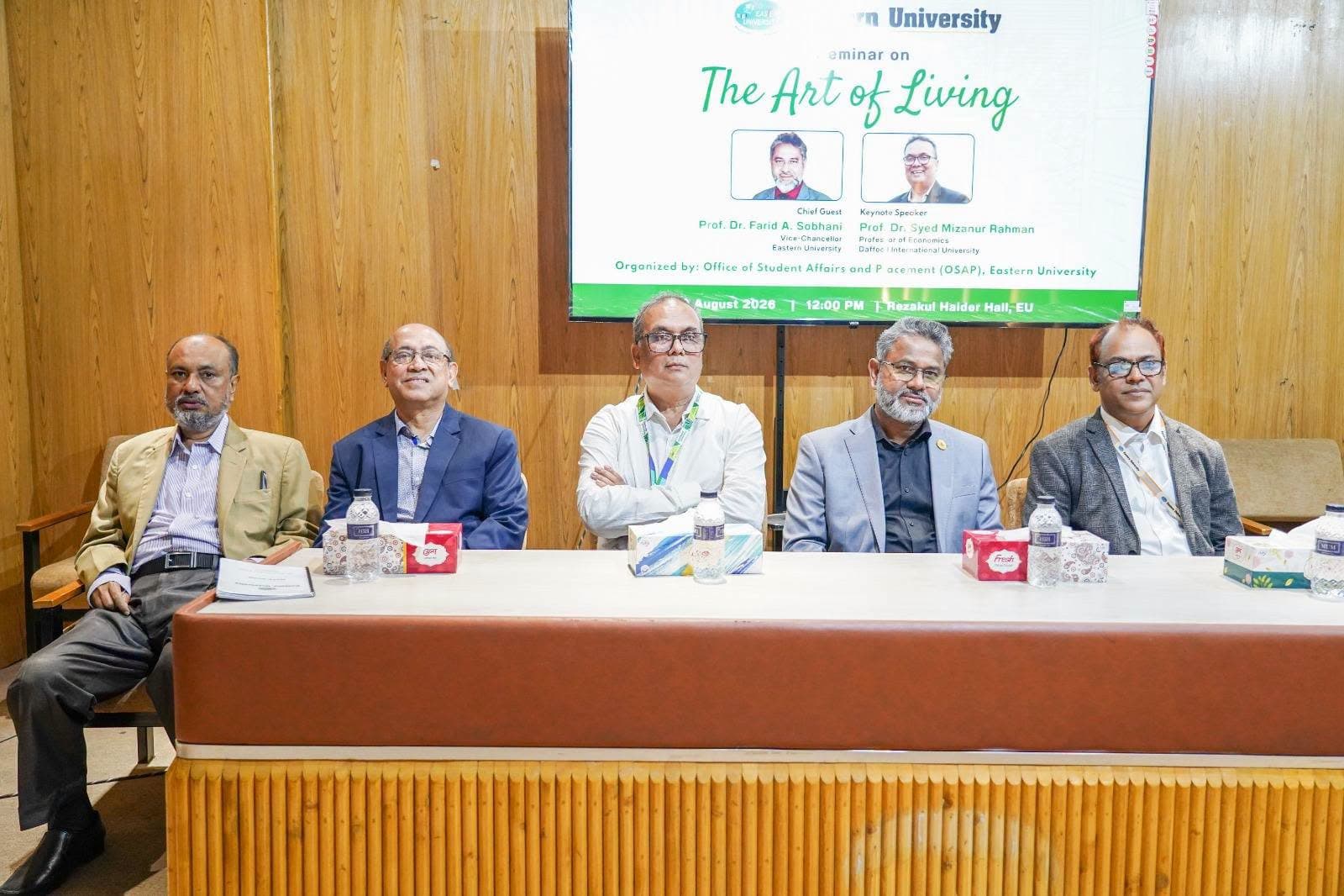 Eastern University Hosts Seminar on ‘The Art of Living’