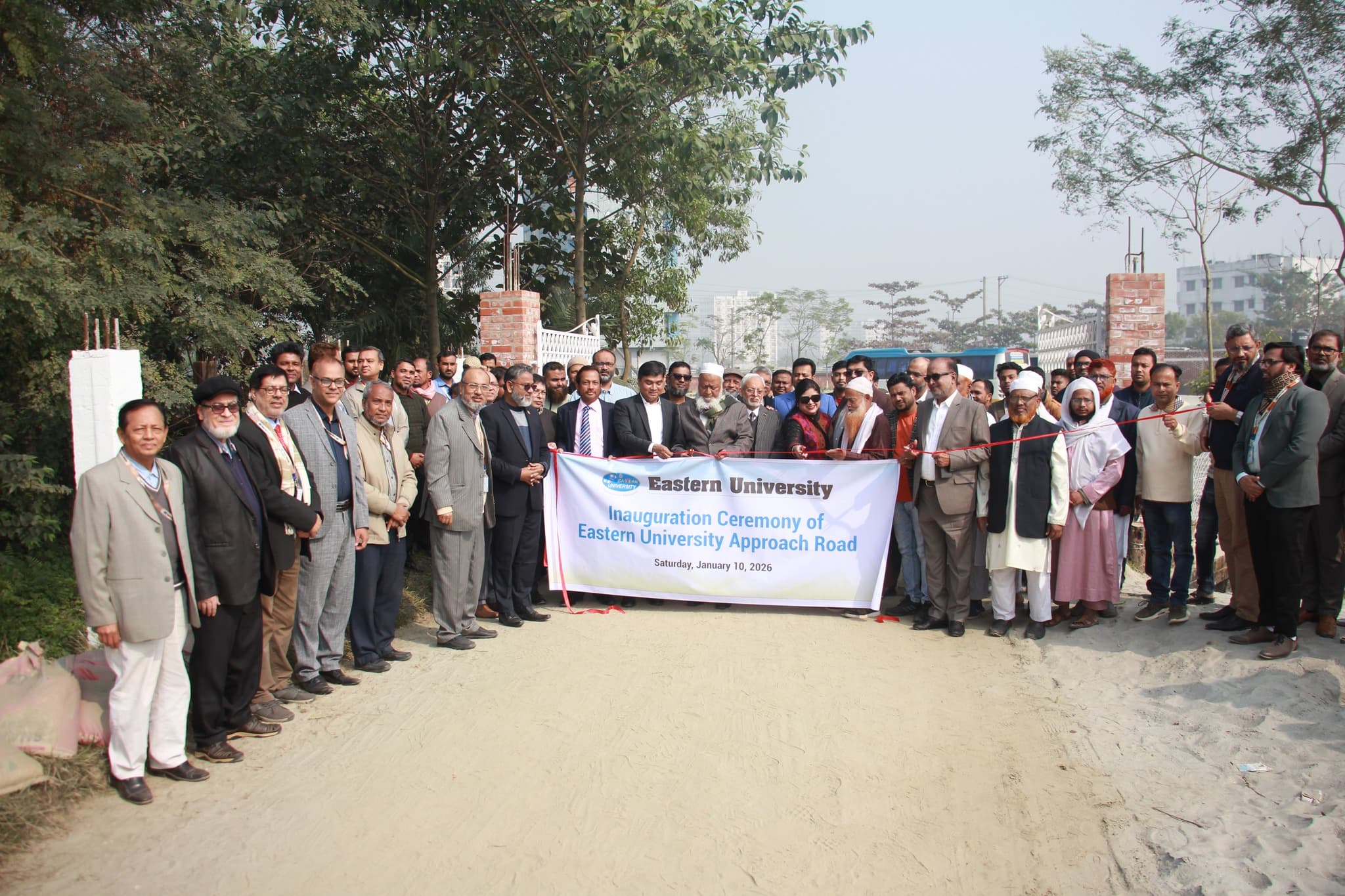 𝐄𝐚𝐬𝐭𝐞𝐫𝐧 𝐔𝐧𝐢𝐯𝐞𝐫𝐬𝐢𝐭𝐲 𝐈𝐧𝐚𝐮𝐠𝐮𝐫𝐚𝐭𝐞𝐬 “𝐄𝐔 𝐍𝐞𝐰 𝐑𝐨𝐚𝐝,” 𝐃𝐞𝐯𝐞𝐥𝐨𝐩𝐞𝐝 𝐛𝐲 𝐭𝐡𝐞 𝐃𝐞𝐩𝐚𝐫𝐭𝐦𝐞𝐧𝐭 𝐨𝐟 𝐂𝐢𝐯𝐢𝐥 𝐄𝐧𝐠𝐢𝐧𝐞𝐞𝐫𝐢𝐧𝐠