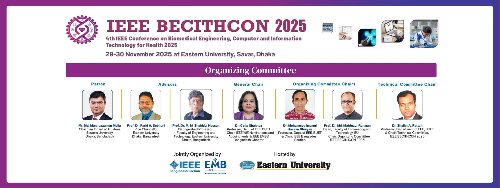 Slider of IEEE Conference 2025 at Eastern University342