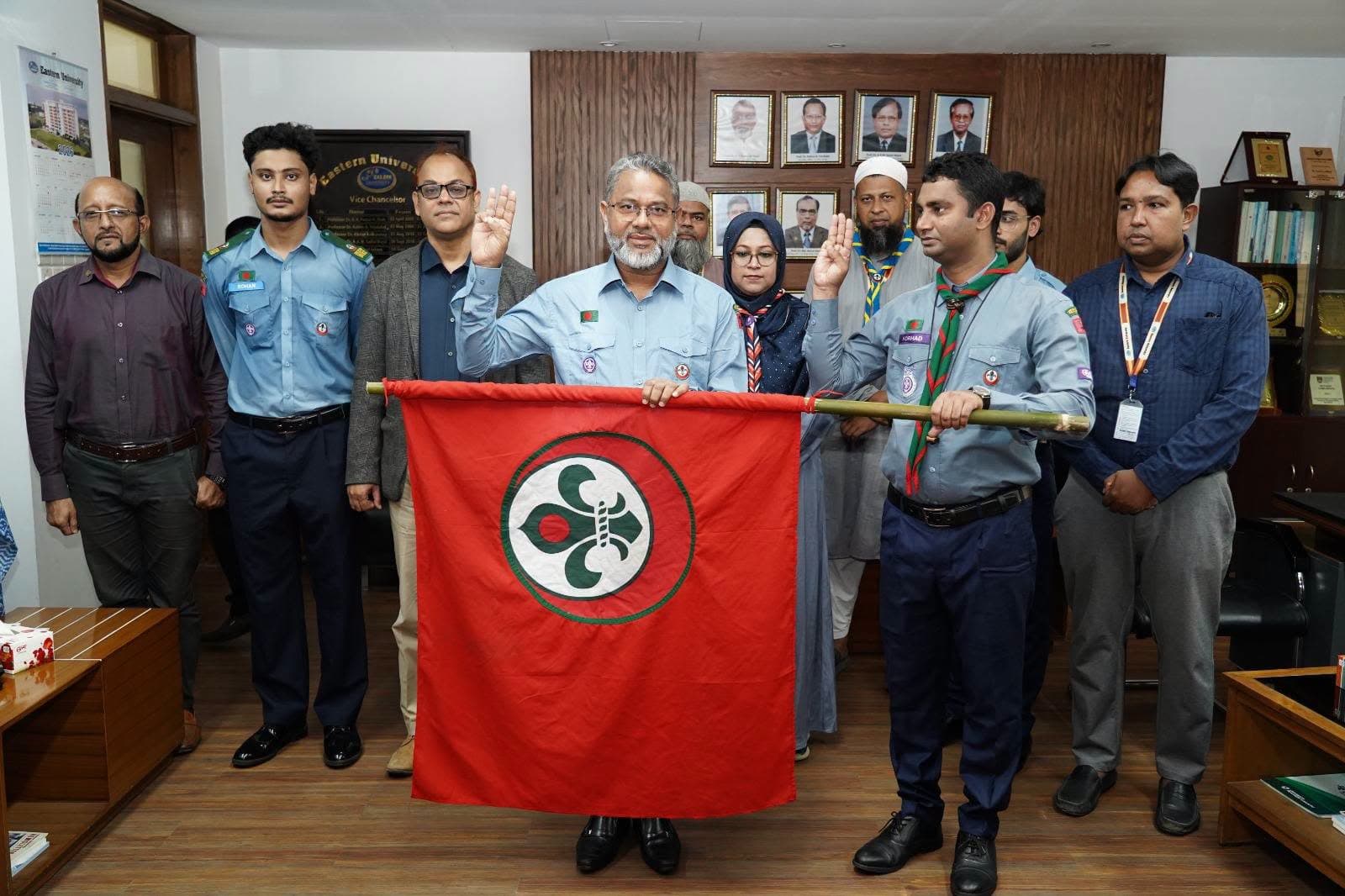 ইস্টার্ন ইউনিভার্সিটি রোভার স্কাউট গ্রুপের ৩য় দীক্ষা ক্যাম্প ও তাঁবু জলসা অনুষ্ঠিত